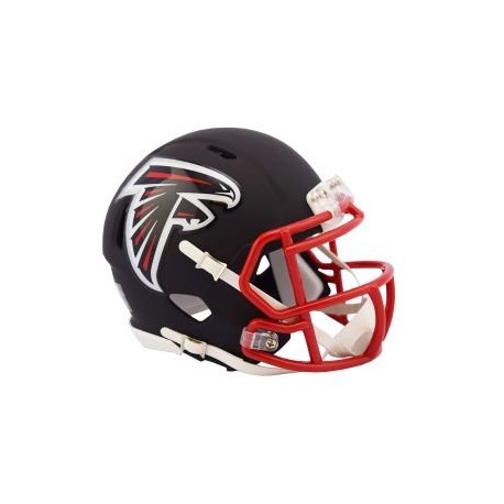 MINI CASCO SPEED FLAT BLACK ATLANTA FALCONS