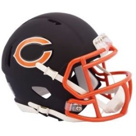 MINI CASCO SPEED FLAT BLACK CHICAGO BEARS