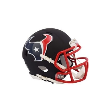 MINI CASCO SPEED FLAT BLACK HOUSTON TEXANS