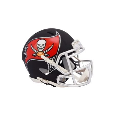 MINI CASCO SPEED FLAT BLACK TAMPA BAY BUCCANEERS