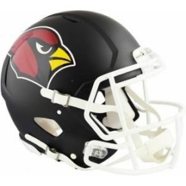 MINI CASCO SPEED FLAT BLACK ARIZONA CARDINALS RIDDELL