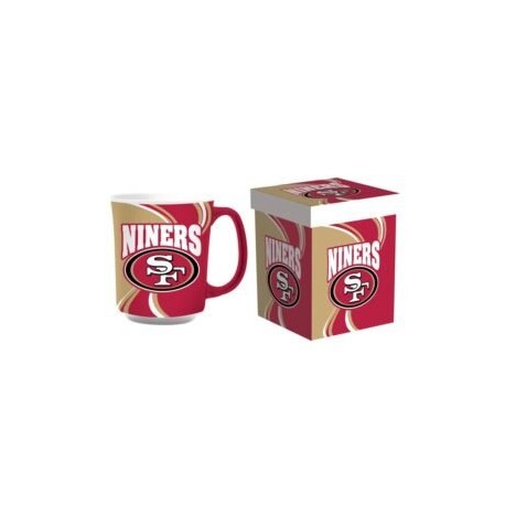 TAZA BOXED 49ERS 140Z CON CAJA DE REGALO