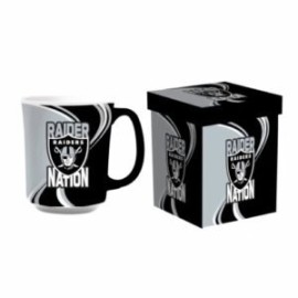 TAZA BOXED RAIDERS 140Z CON CAJA DE REGALO