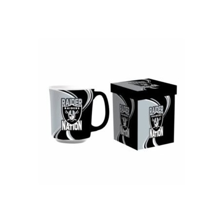 TAZA BOXED RAIDERS 140Z CON CAJA DE REGALO