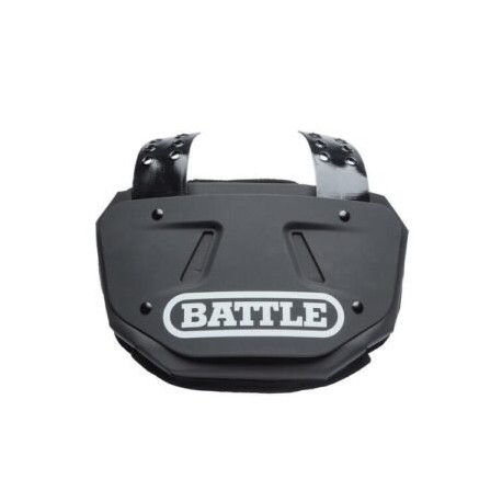 BACK PLATE BATTLE NEGRO ADULTO